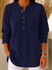 Francisca | Túnica Henley con Botones