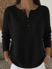 Beatriz | Jersey de Punto con Botones Henley