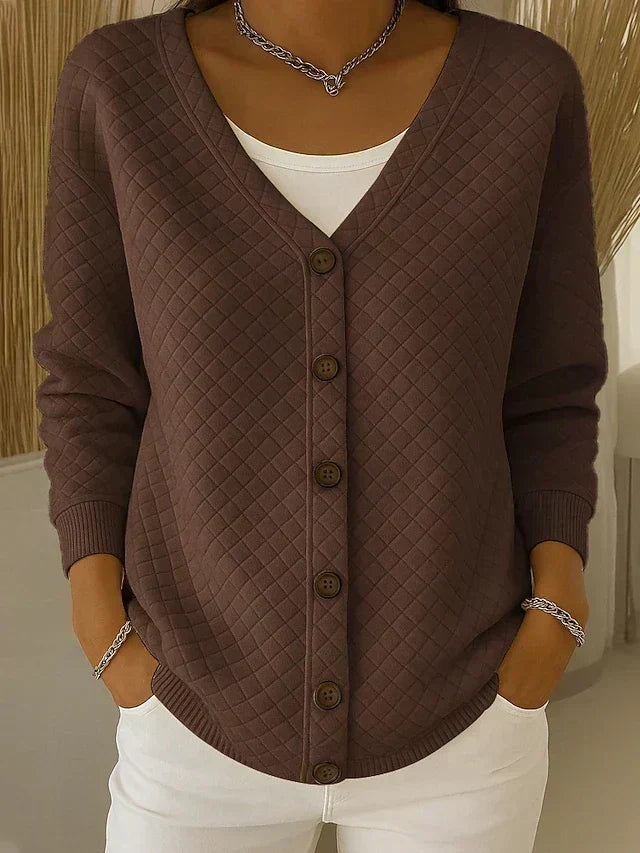 Inmaculada | Chaqueta de Punto Acolchada con Botones