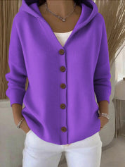 Mercedes | Chaqueta de Punto con Capucha
