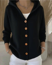 Mercedes | Chaqueta de Punto con Capucha