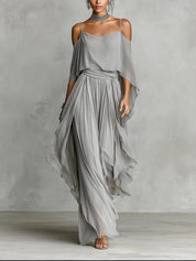 Beatriz | Conjunto Fluido Gris