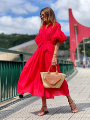 Vestido Phoebe White — Elegancia Atemporal en Algodón Egipcio