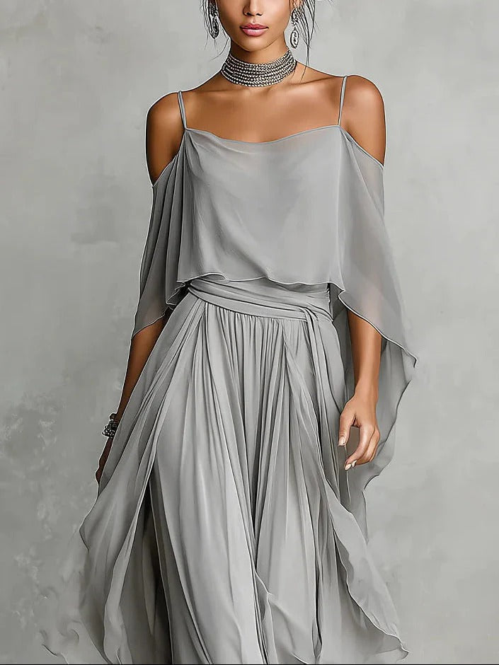 Beatriz | Conjunto Fluido Gris