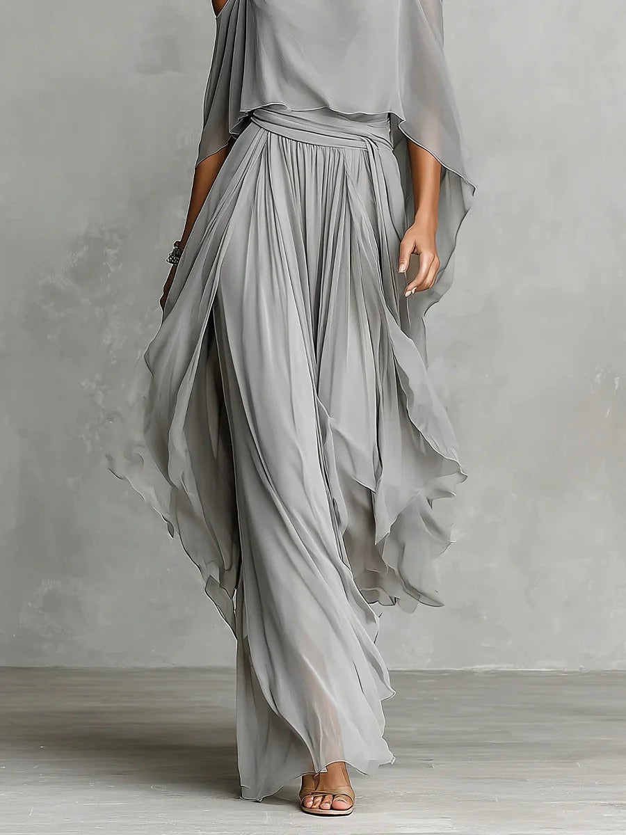 Beatriz | Conjunto Fluido Gris